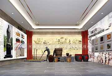 漯河贾湖文化展厅装修设计案例